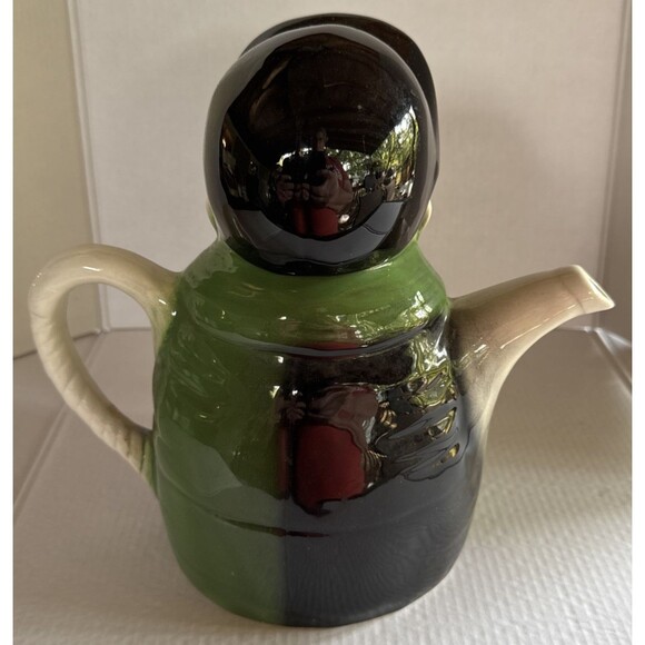 Vintage Tony Wood Teapot Horse Racing Jockey Made In England Lester Piggott - Picture 3 of 7